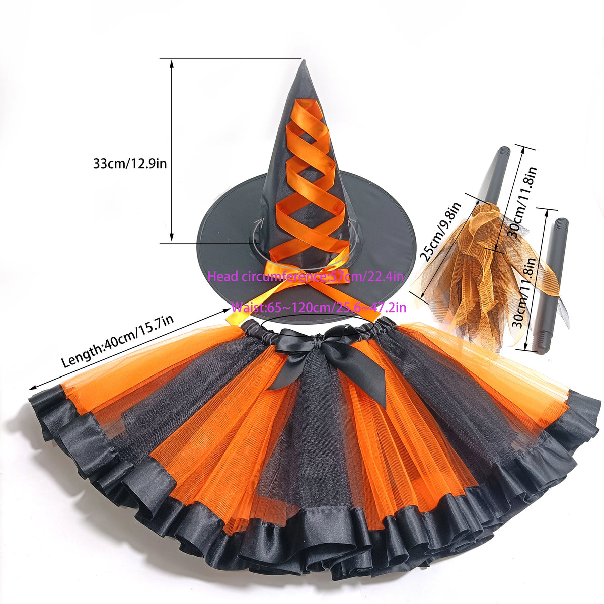 Adult Halloween Witch Costume Set Featuring Vibrant Hats Tulle Skirts Perfect for Halloween Parties Cosplay Events