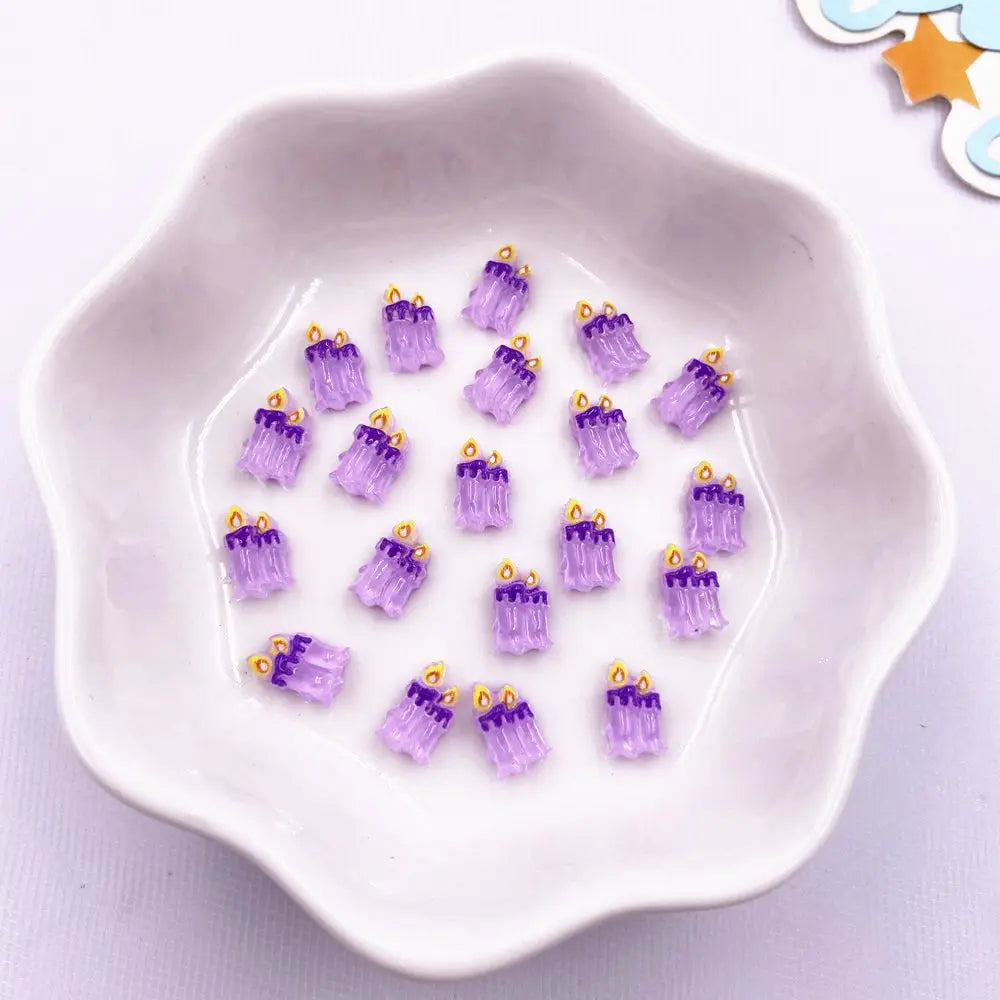 100pcs Resin Mini Colorful Cartoon Skull Pumpkin Bandage Love Flat back Rhinestone Nail Art Halloween Decor DIY Scrapbook Crafts