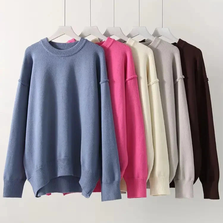 Beige Cozy Winter Pullover