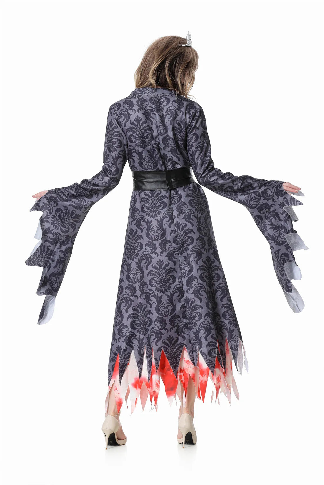 Adult Horror Couples Halloween Costume Men Zombie Pirate Outfit Women Ghost Bride Tattered Dress Scary Party Cosplay Fancy Dress