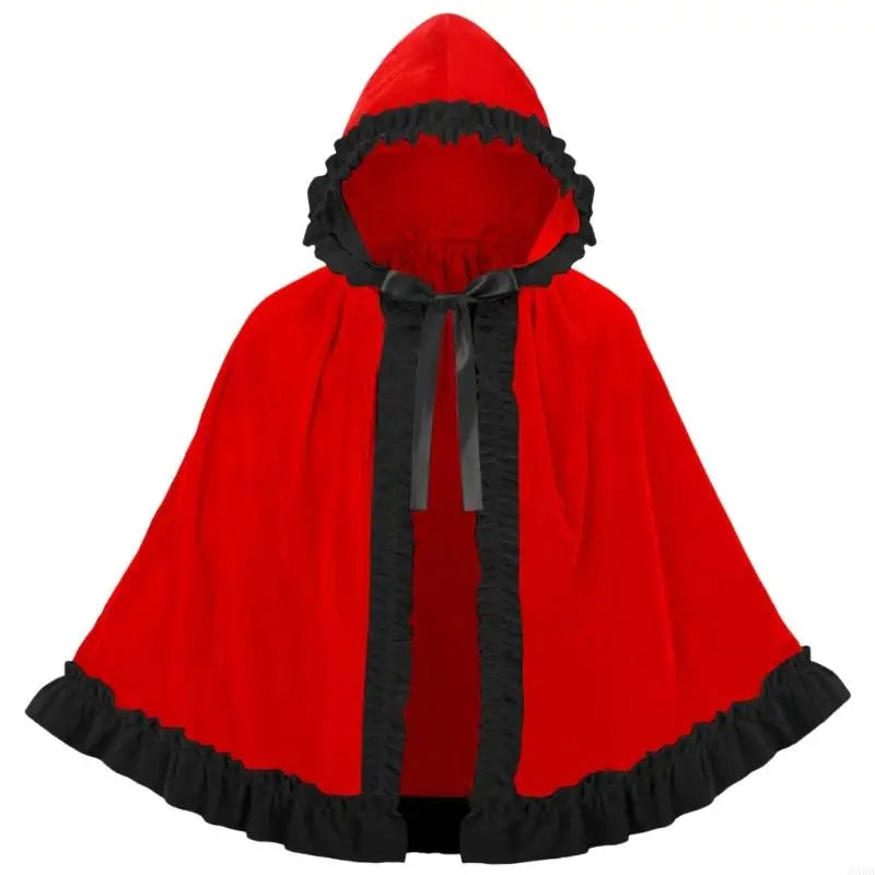 Women Costume Cloak Halloween Christmas Party Dress Up Outfit for Adult 6XDA