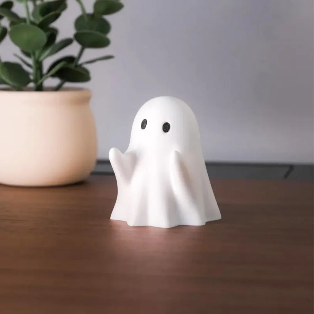 Ghost Pen Holder - Cute  Desktop Organizer for Office & Home, Halloween Decor Creative Gift, Funny Stationery Stand (1PC)