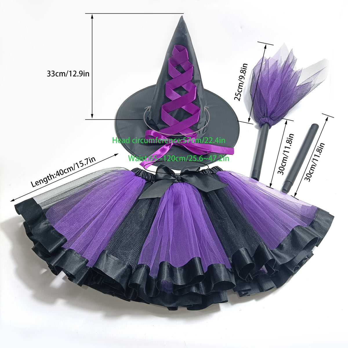 Adult Halloween Witch Costume Set Featuring Vibrant Hats Tulle Skirts Perfect for Halloween Parties Cosplay Events