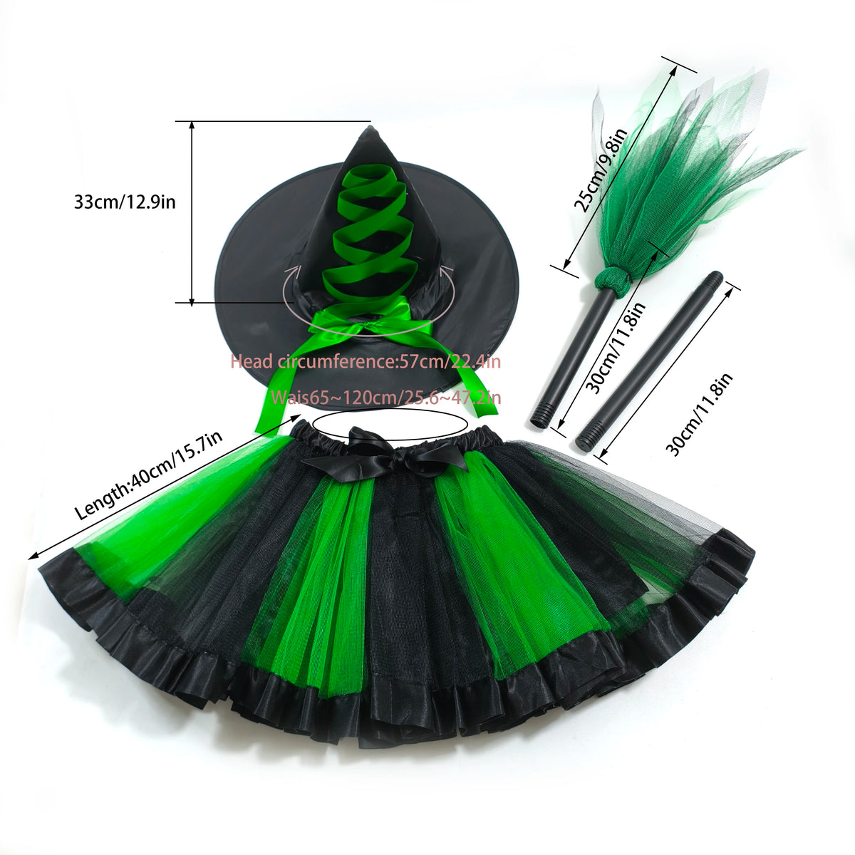 Adult Halloween Witch Costume Set Featuring Vibrant Hats Tulle Skirts Perfect for Halloween Parties Cosplay Events