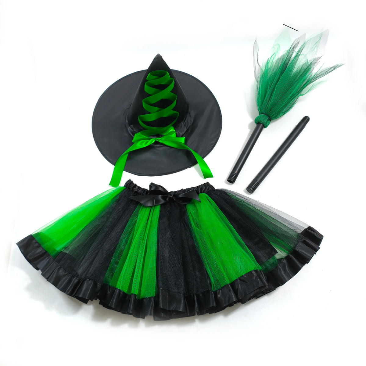Adult Halloween Witch Costume Set Featuring Vibrant Hats Tulle Skirts Perfect for Halloween Parties Cosplay Events
