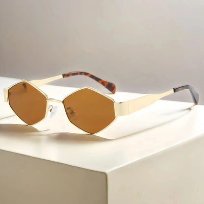 Trendy Hexagon Sunglasses