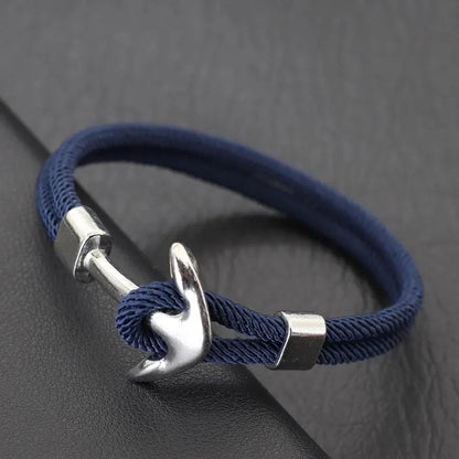 Anchor Milan Rope Bracelet For Men